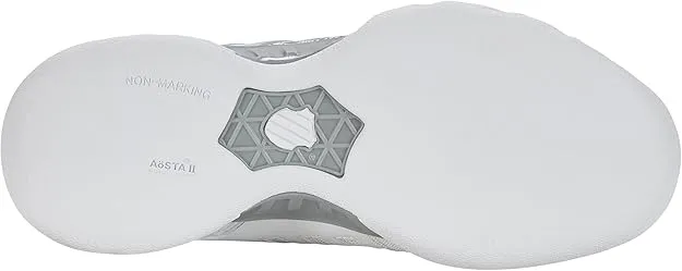K-Swiss Bigshot Light 4 Ladies Carpet Tennis Shoes - White/Silver