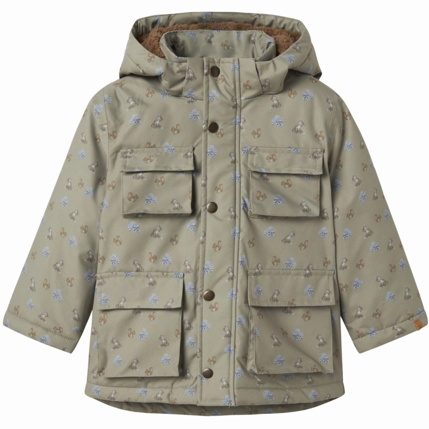 Lil'Atelier Overland Trek Nmmlasnow05 Jkt Aop Fo Lil Eco Friendly Coatings Ultra Compact Packing Design