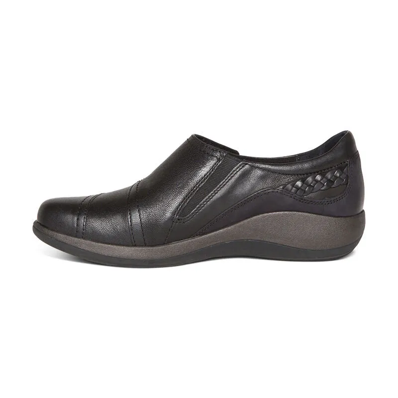 Karina Monk Loafer Wide Width in Black