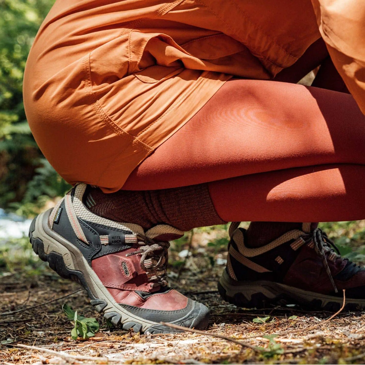KEEN Ladies Ridge Flex Shoe -TIMBERWOLF