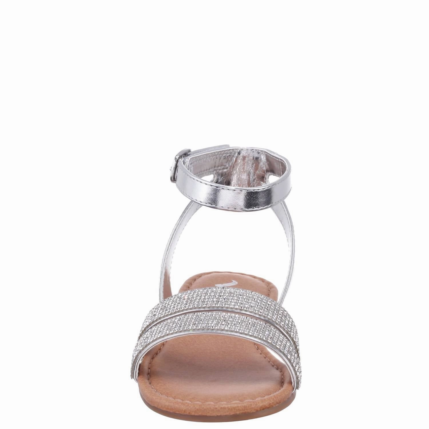 Kid's Cameena Sandals In Silver Shock Absorbent