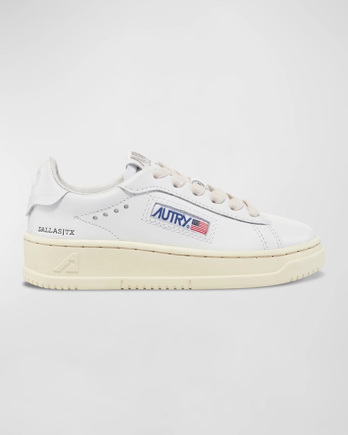 Kid's Dallas Leather Low-Top Sneakers, Size Toddlers/Kids Tailored arch