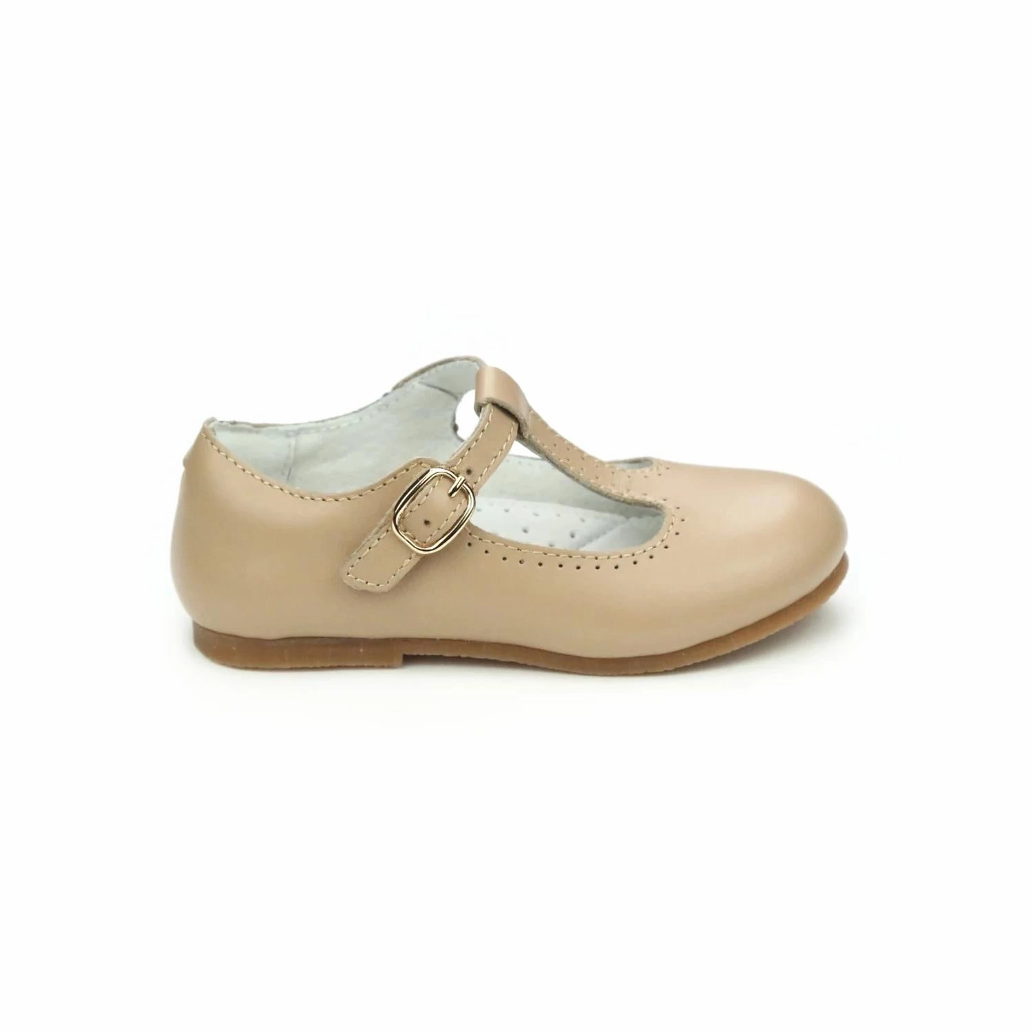 Kid's Eleanor Flat Shoes In Latte Total Support Ultra-soft breathability