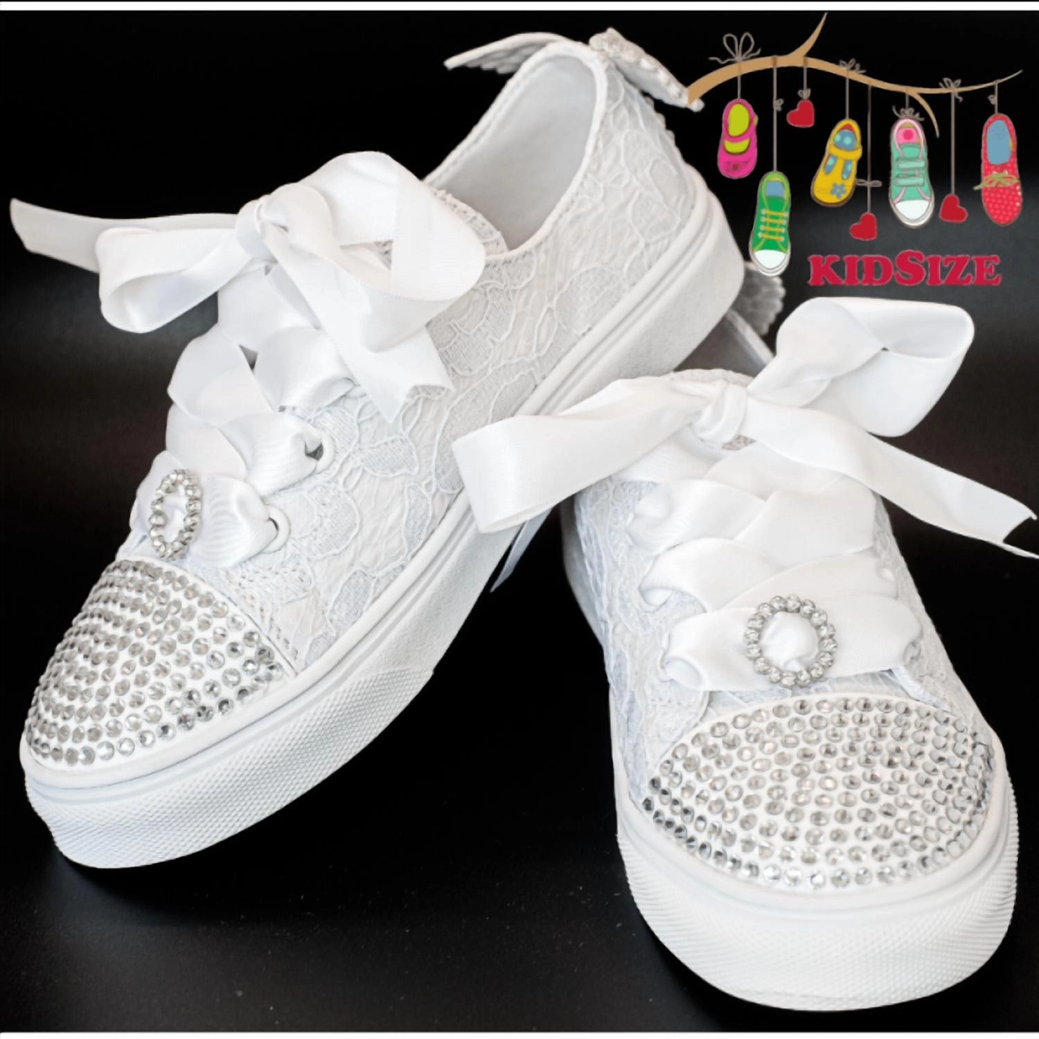 Smooth Flow Stride Safe Kid's Elsa Shoe In White
