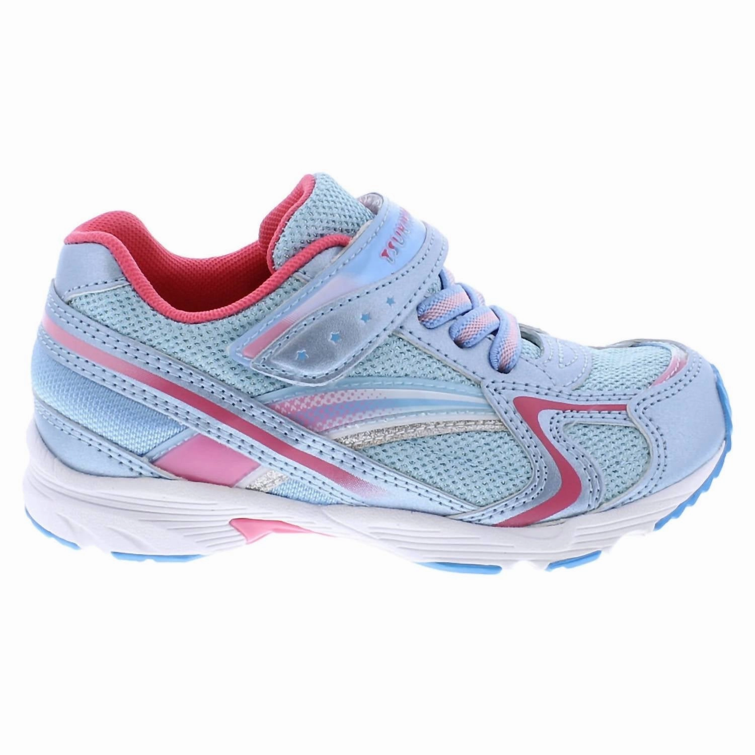 Kid's Glitz Sneakers In Ice/blue Stand Long Quick Fit