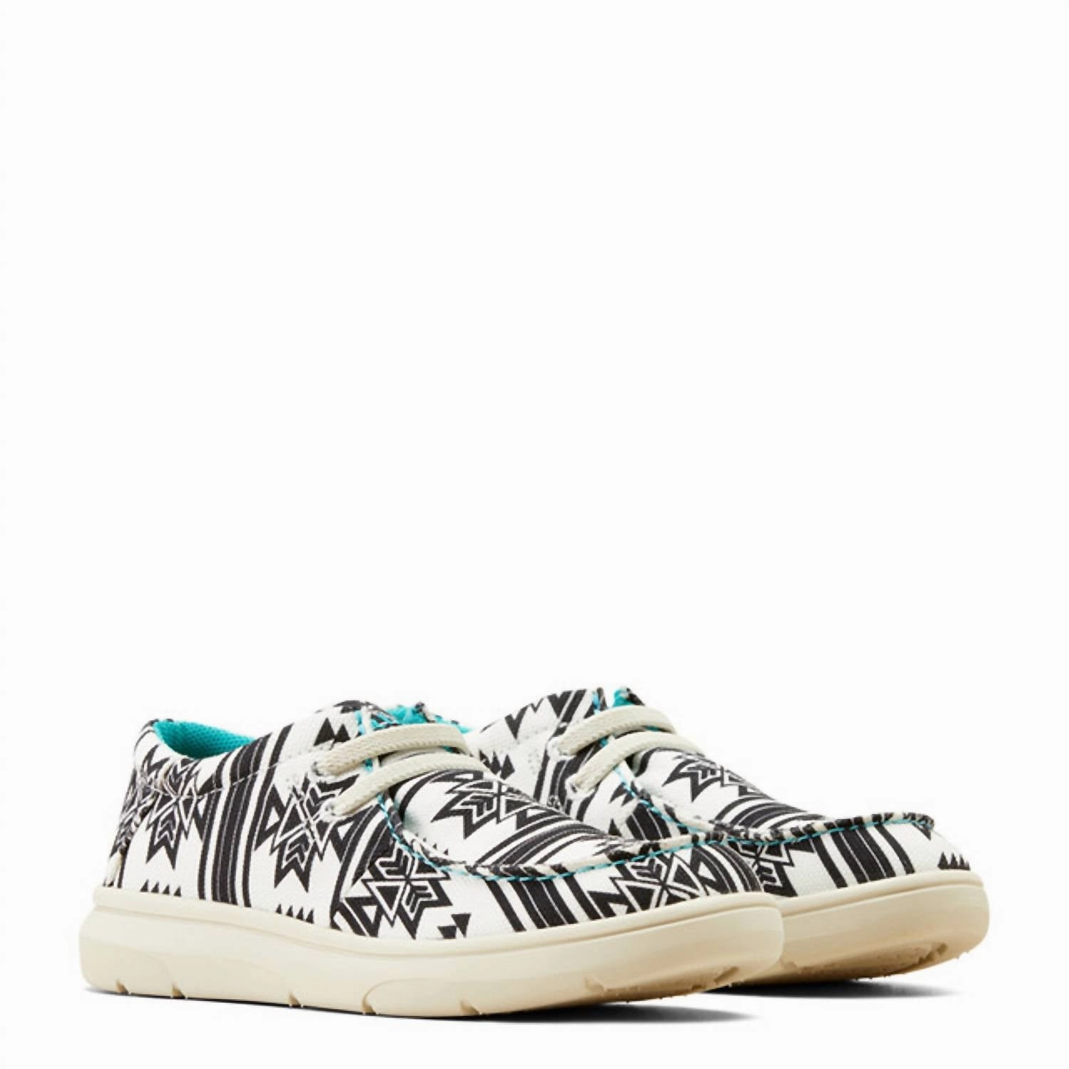 Kid's Hilo Stark Shoes In White/black Sidewalk Ready