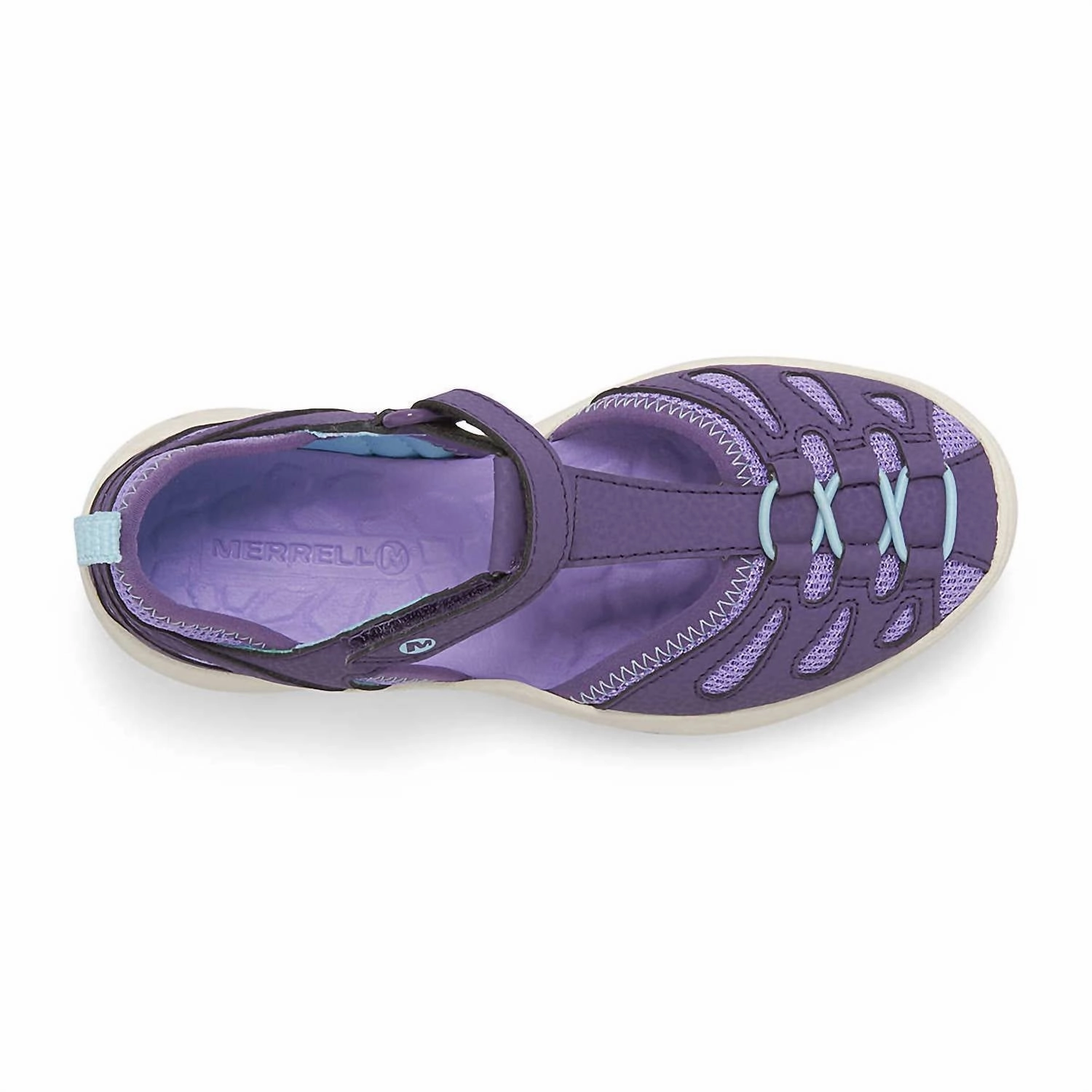 Kid's Hydro Lily Sandal In Purple/blue Outdoor Adventure Elastic Gore