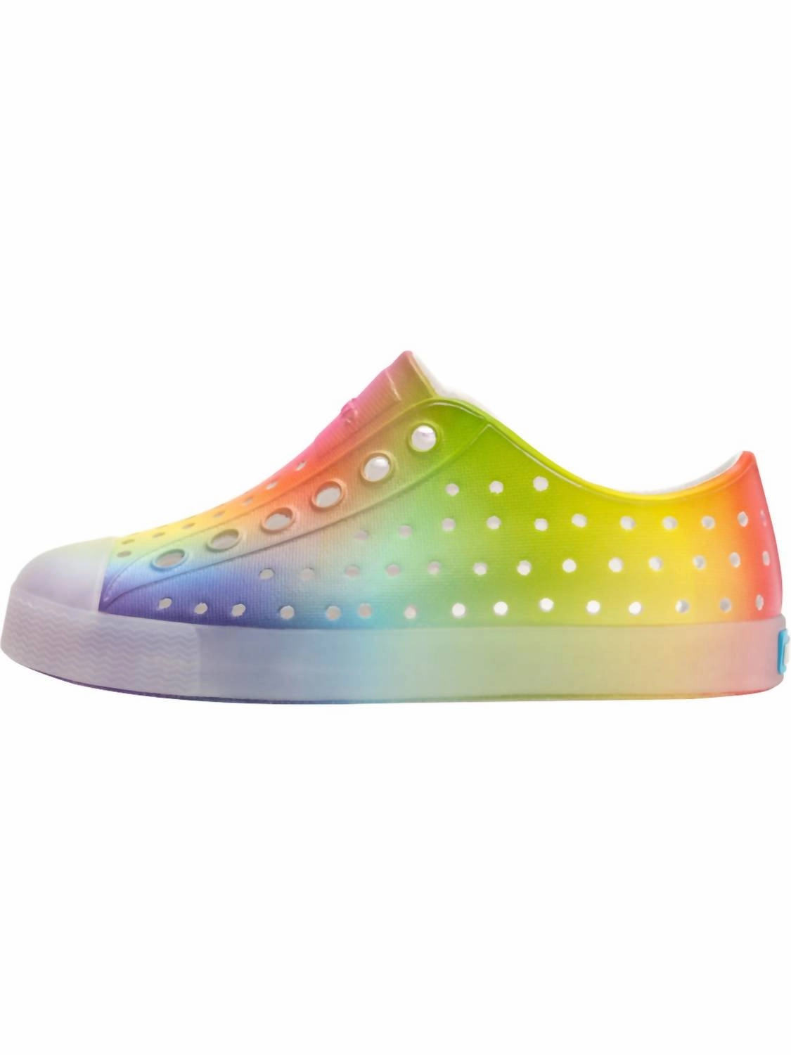 Kid's Jefferson Print Shoes In Translucent Rainbow Fit To Move Jump Friendly