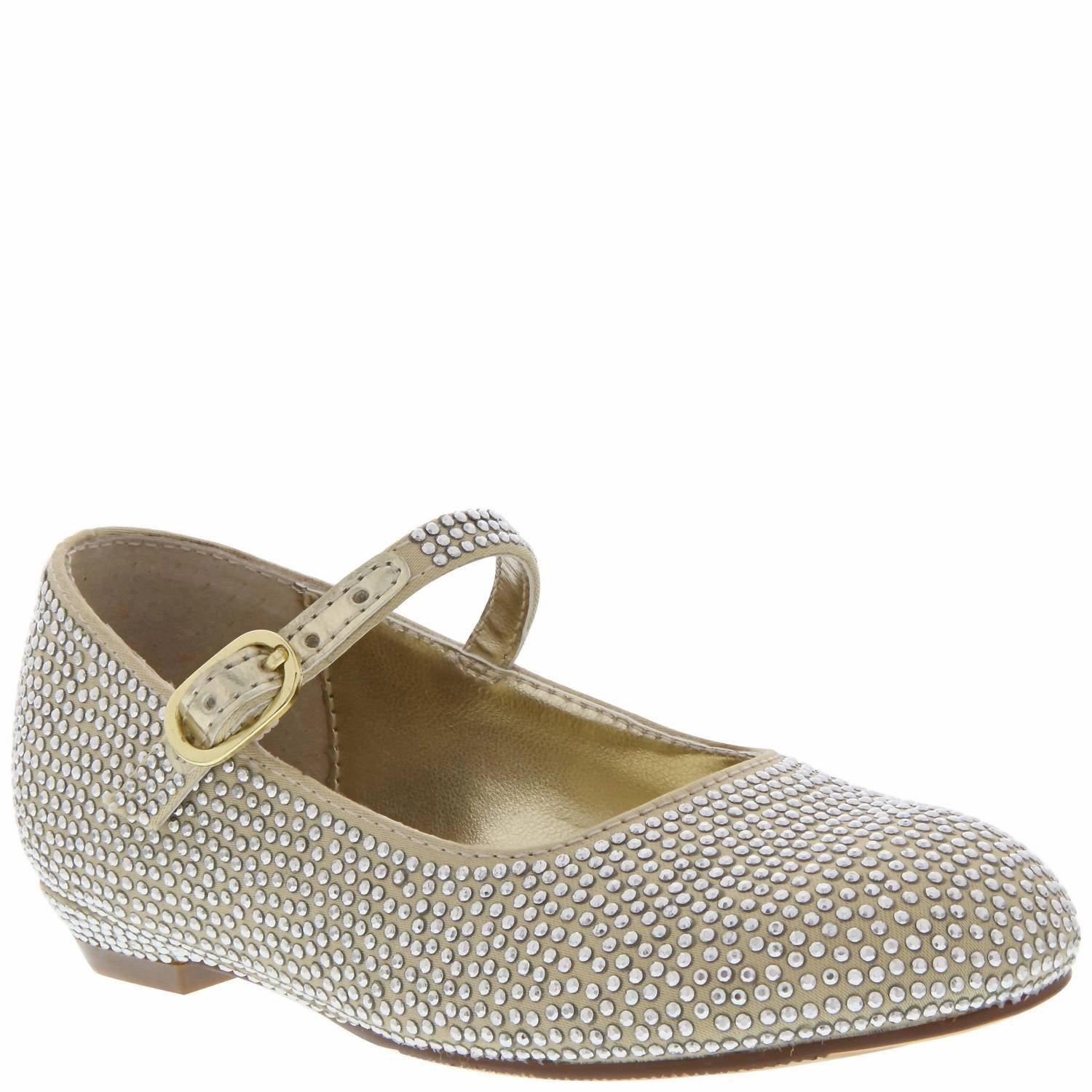 Kid's Zelia Toddler Shoes In Gold Padded Design Timeless Performance