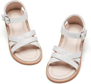 Kiderence Toddler Girls Sandals Little Girls Kids Shoes Girls Sandals Toddler