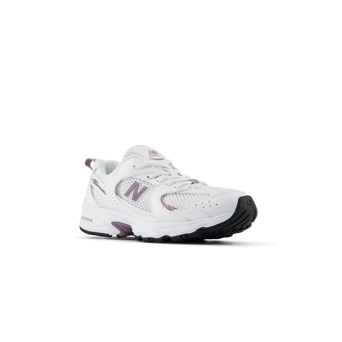 Kids 530 Bungee 'White Dark Ice Wine' Flexible Support Midfoot Stability