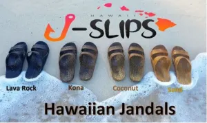 Kid's and Women's Classic J-Slips Hawaiian Jesus Sandals