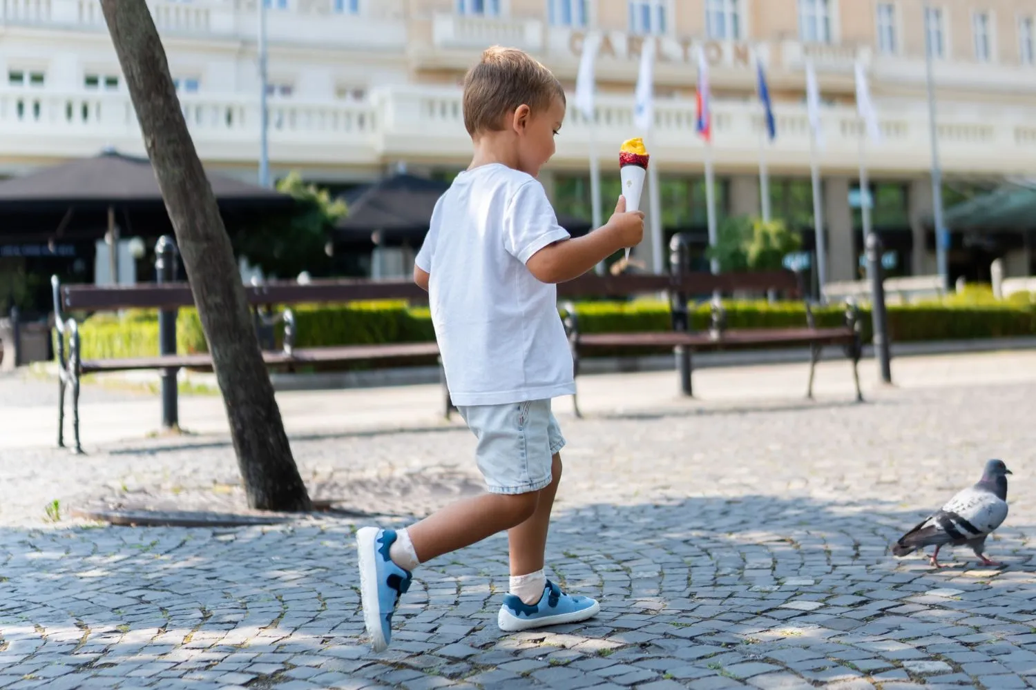 Kids barefoot sneakers Be Lenka Gelato - Blue