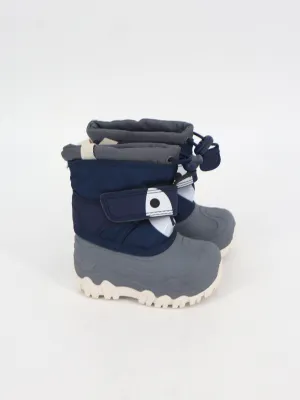Kids Boy's Printed Ankle Boots,Blue/Navy