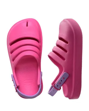 Kids Clog Pink Flux/Prisma Purple
