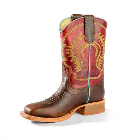 Kids Cowboy Boots- Anderson Bean Moka Pit Bull K7062