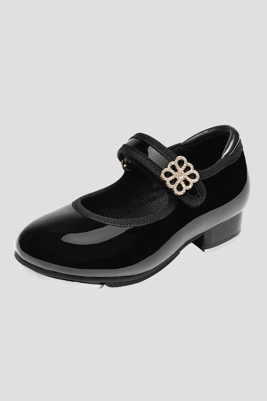 Kids Floral buckle Tap Shoes