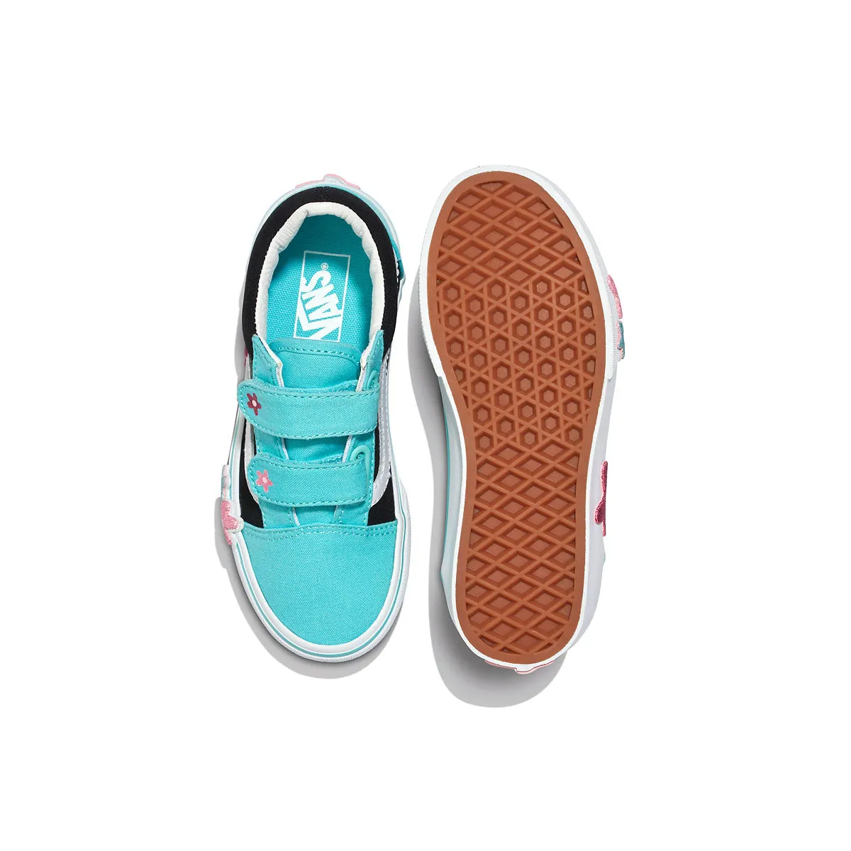 Wave Path Light Sole Kids Old Skool V 'Flower Power'