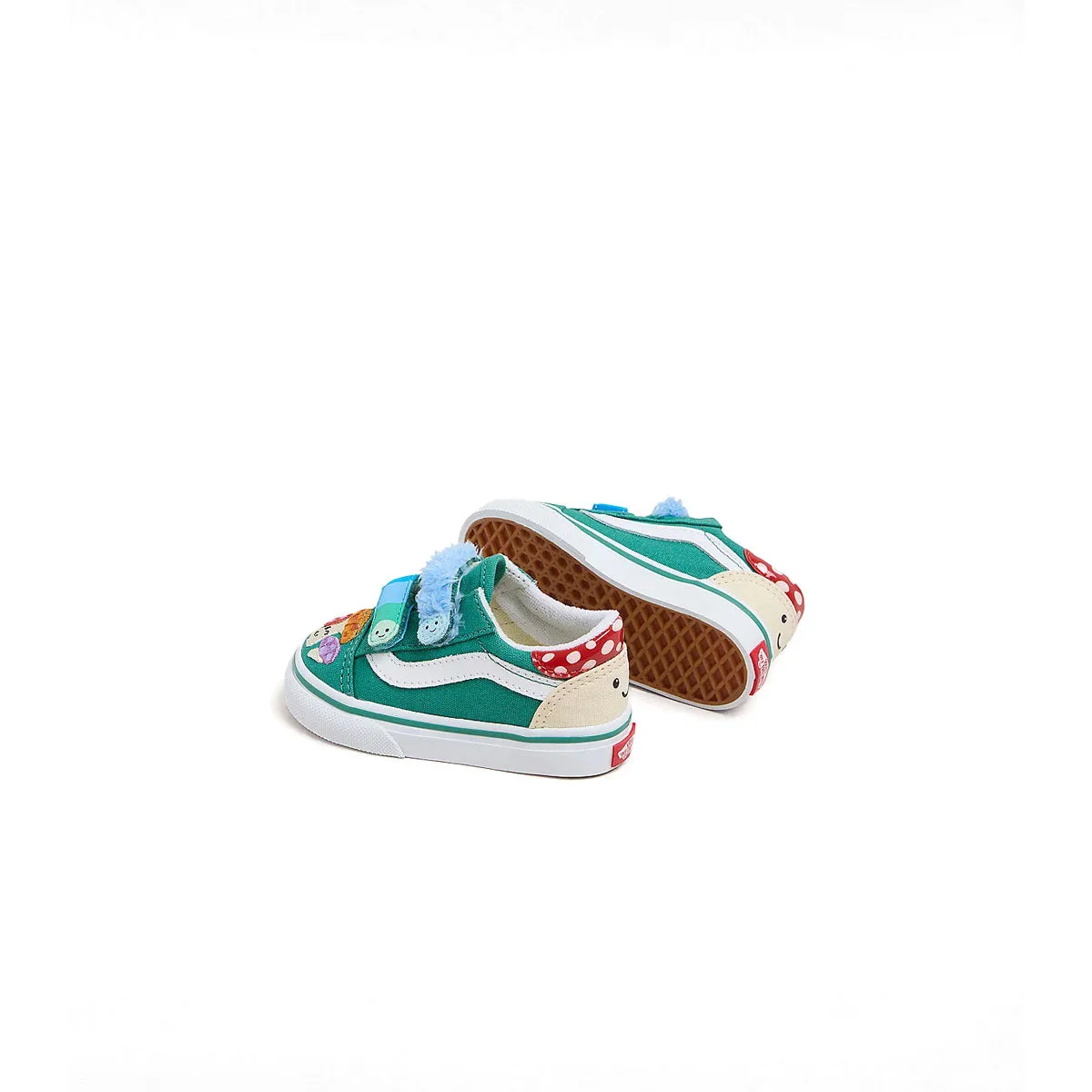 Kids Old Skool V Hook & Loop 'Mushroom' Relaxed Sole