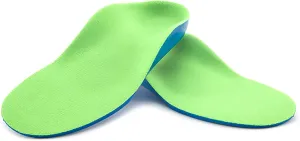 Kids Orthopedic Insoles,Shoe Inserts Orthotics Comfort Arch Support, Shock Absorbing Active Childrens Inner Soles for Heel, Arch, Flat Feet, Under/Over Pronation