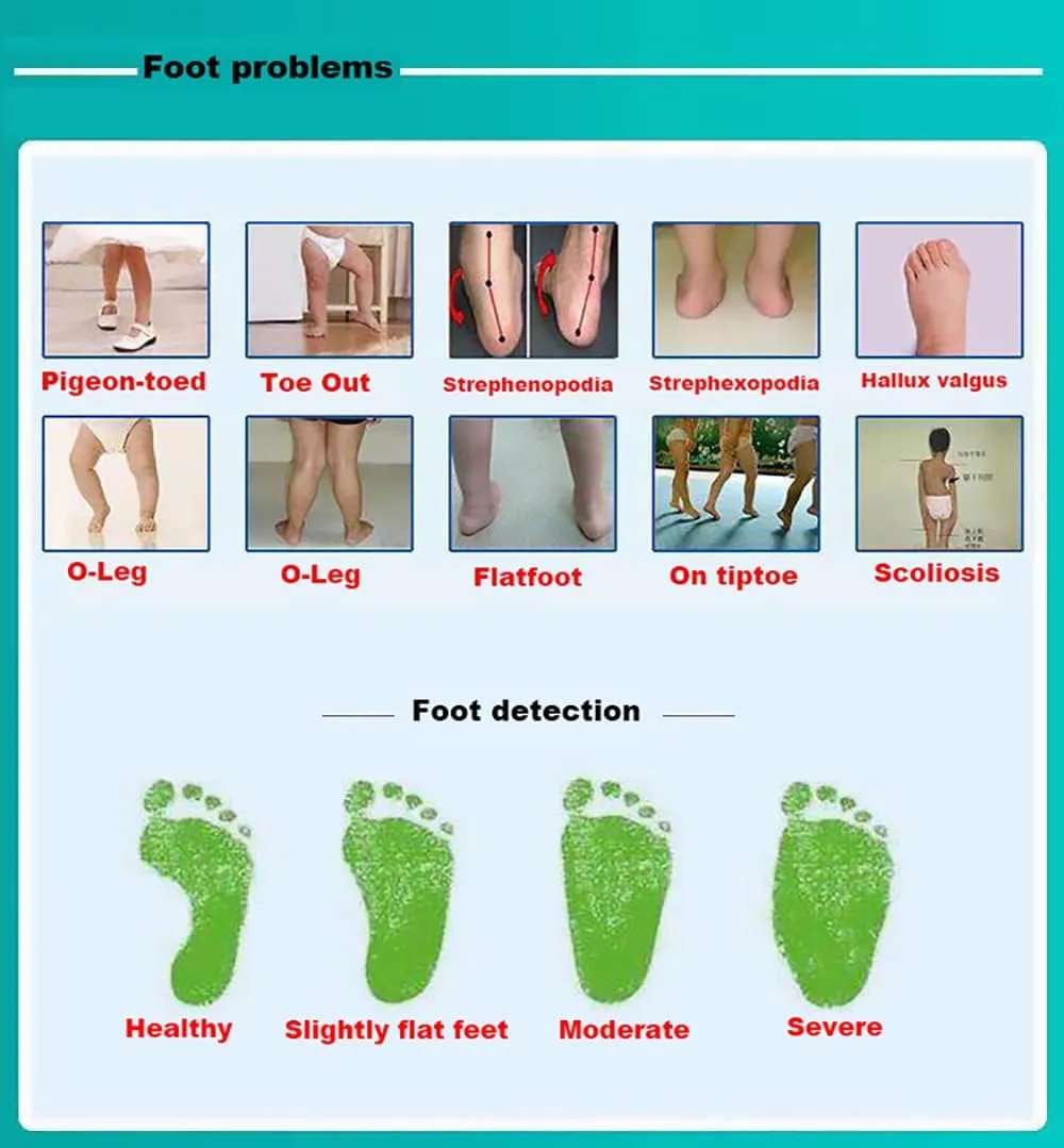 Kids Orthopedic Insoles,Shoe Inserts Orthotics Comfort Arch Support, Shock Absorbing Active Childrens Inner Soles for Heel, Arch, Flat Feet, Under/Over Pronation