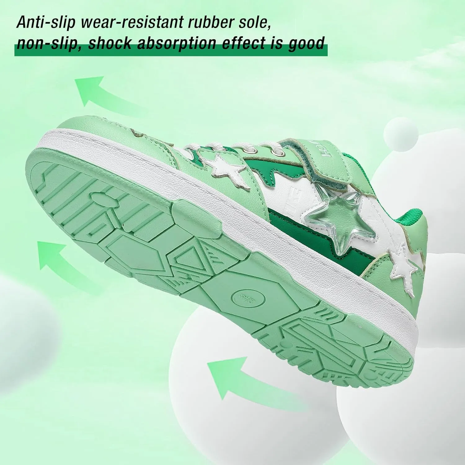 Kids Sneakers Fashion Comfortable Casual Athletic Tennis Shoe Breathable Lightweight Slip on Sports Shoes