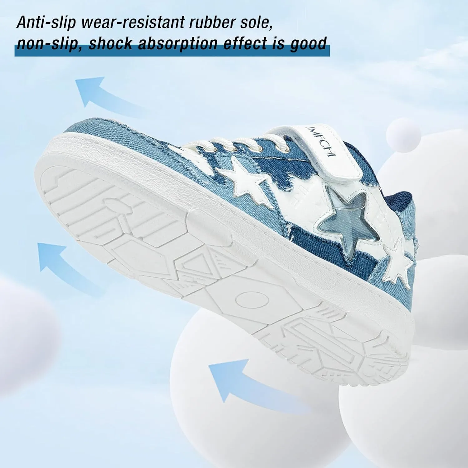 Kids Sneakers Fashion Comfortable Casual Athletic Tennis Shoe Breathable Lightweight Slip on Sports Shoes