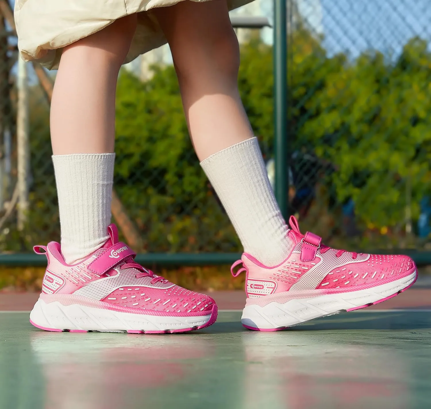 Kids Sneakers for Boys Girls Running Tennis Shoes Lightweight Breathable Sport Athletic Athletic Gym Walking Shoes for Little Kids/Big Kids