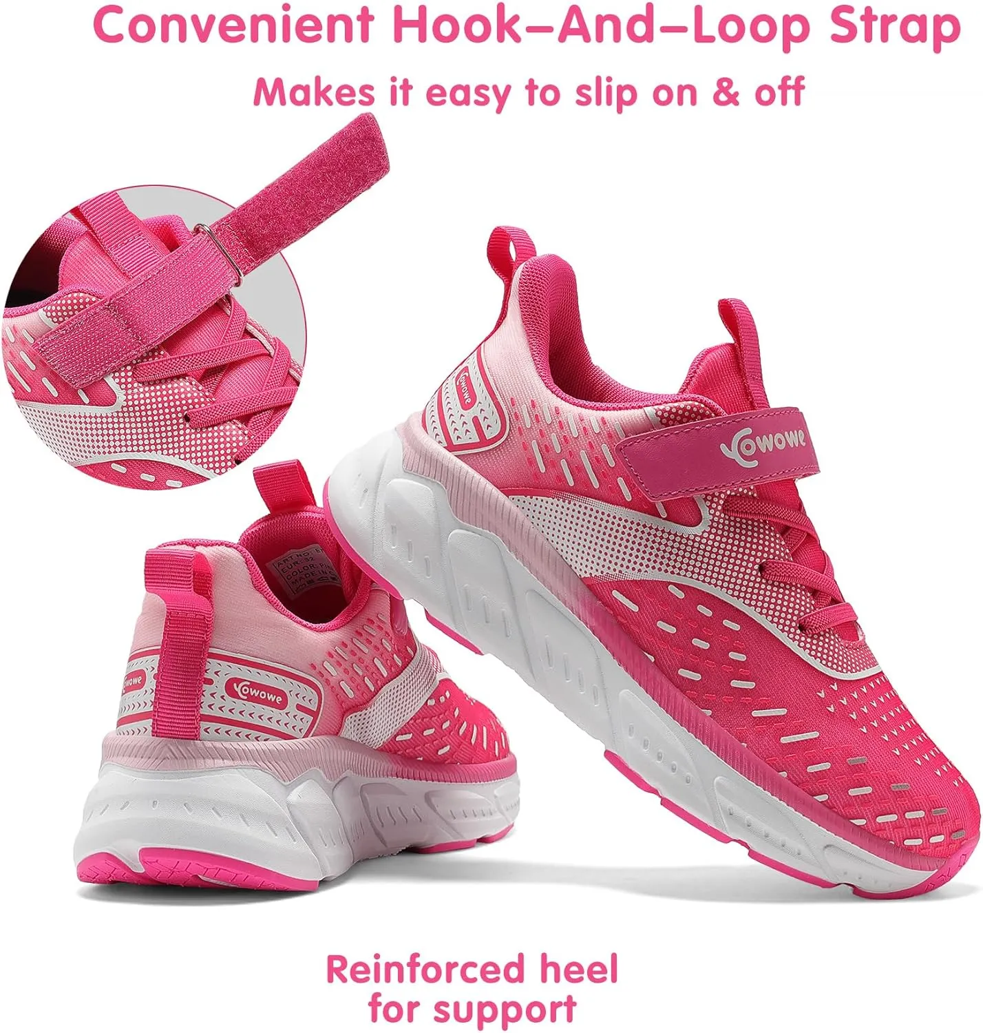 Kids Sneakers for Boys Girls Running Tennis Shoes Lightweight Breathable Sport Athletic Athletic Gym Walking Shoes for Little Kids/Big Kids
