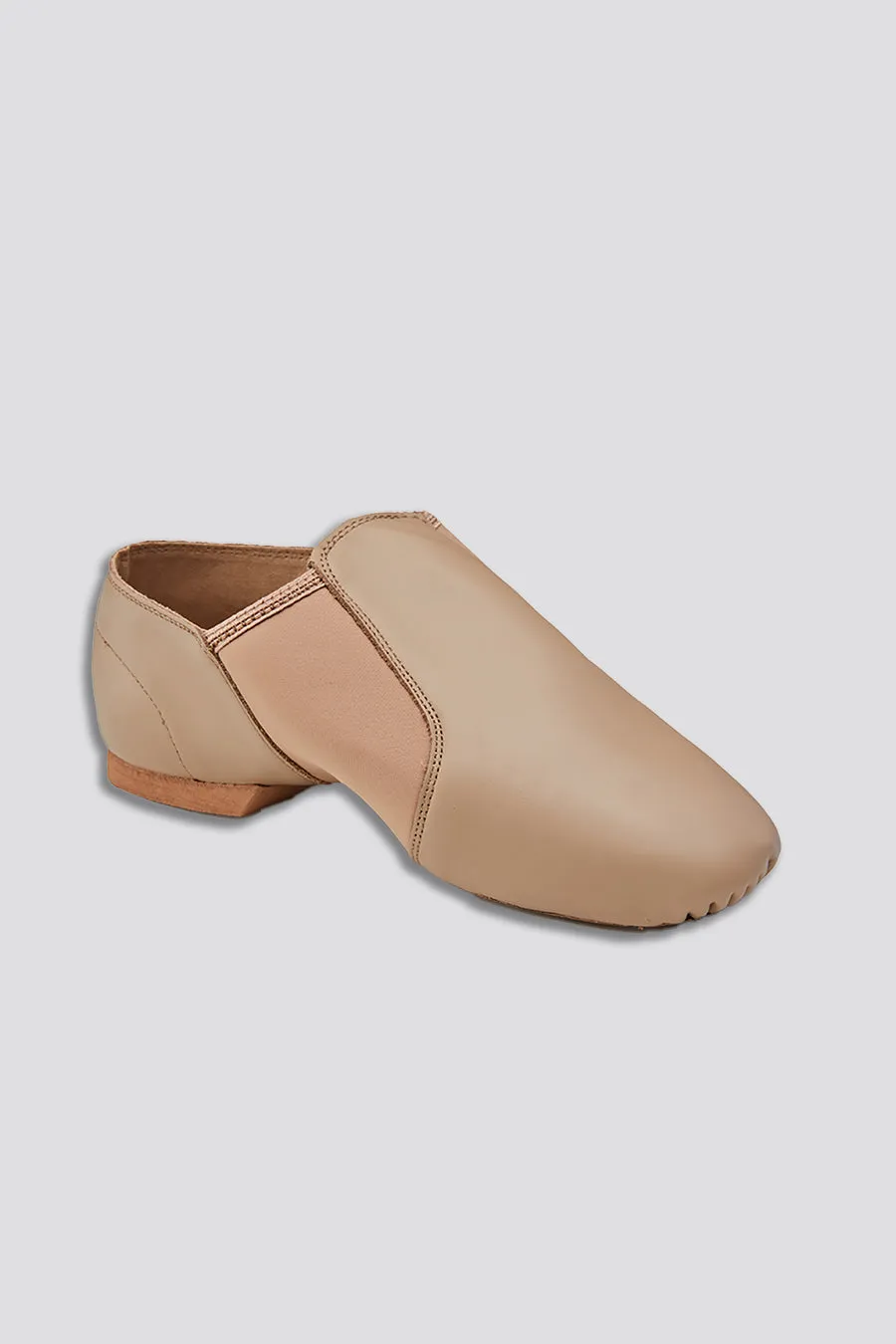 Kids Unisex Jazz Shoes Leather Slip-On Dance Shoes
