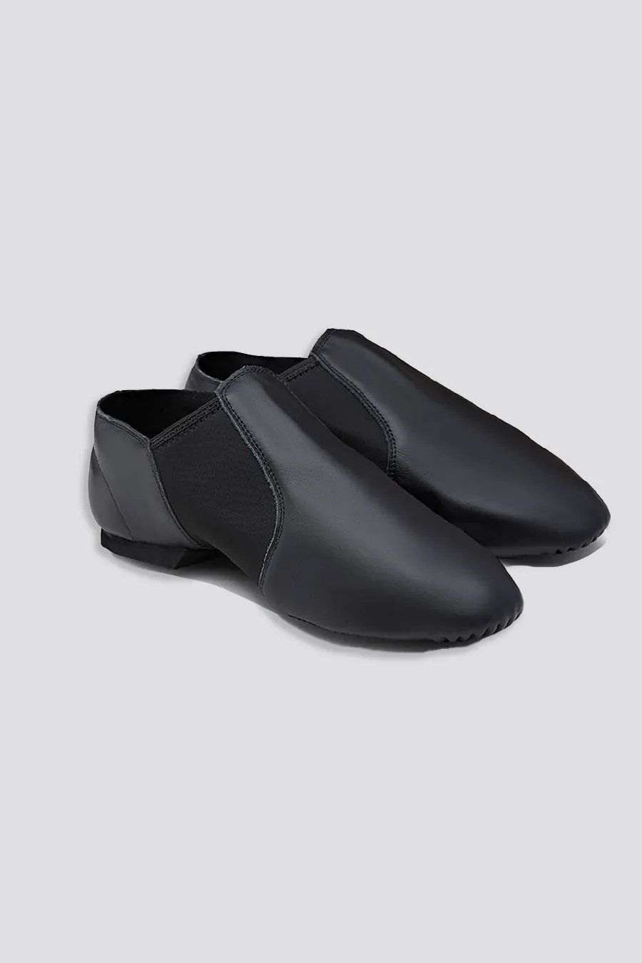 Kids Unisex Jazz Shoes Leather Slip-On Dance Shoes