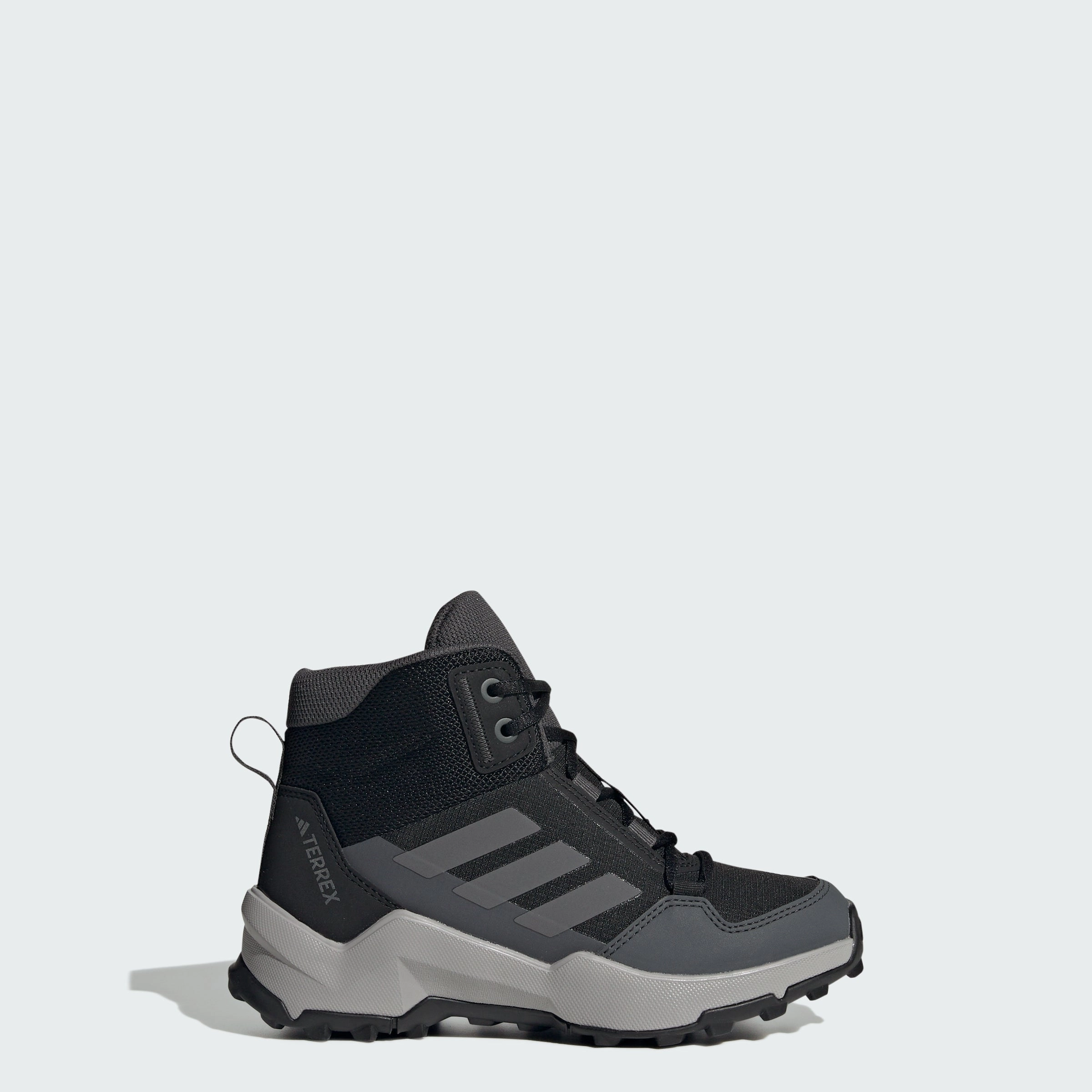 Kids' adidas Terrex Ax4r Mid Hiking Shoes Soft Collar Lining Comfort