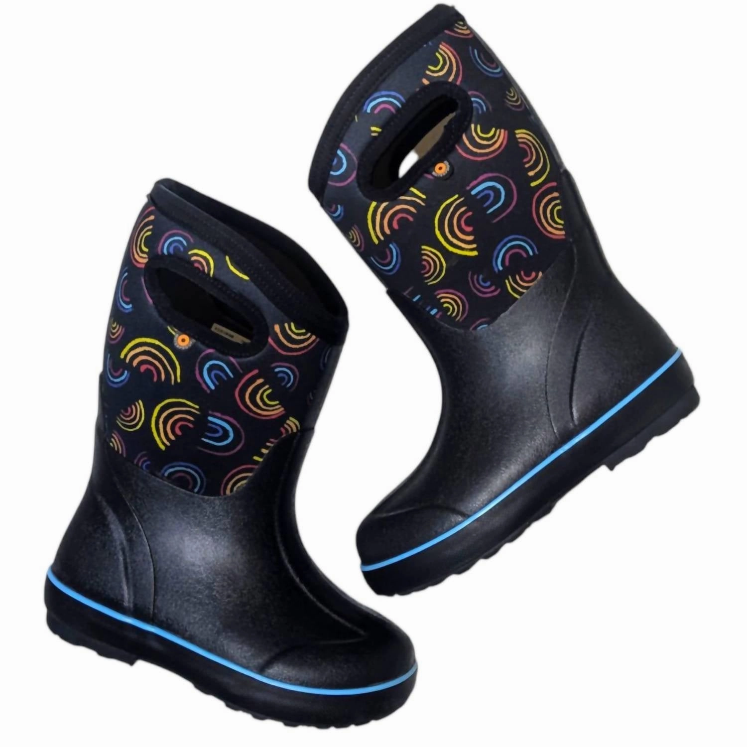 Velcro fastening Casual Ease Kids Classic Rainbow 2 Boots In Multi