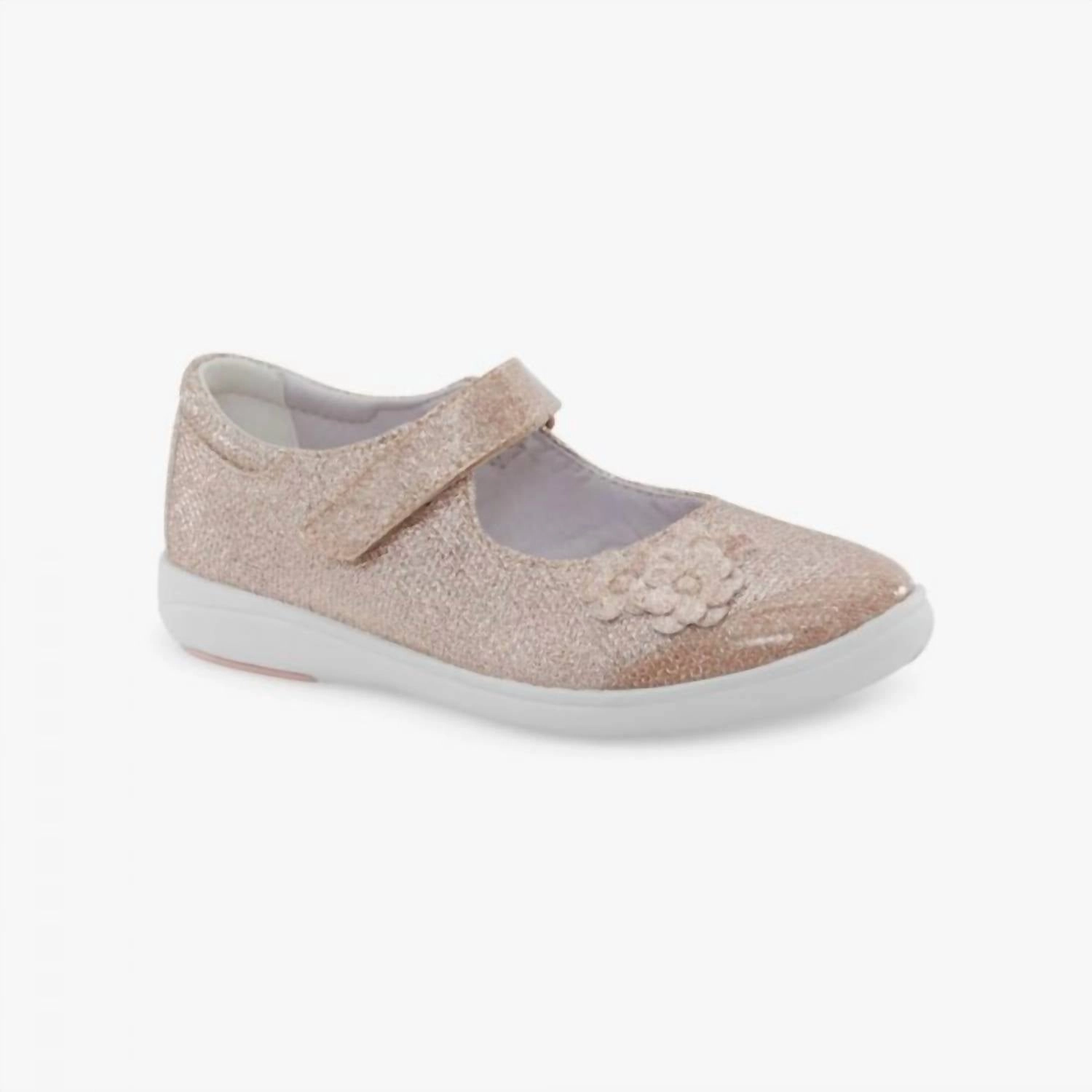 Kids Holly Shoe In Rose Gold Running support