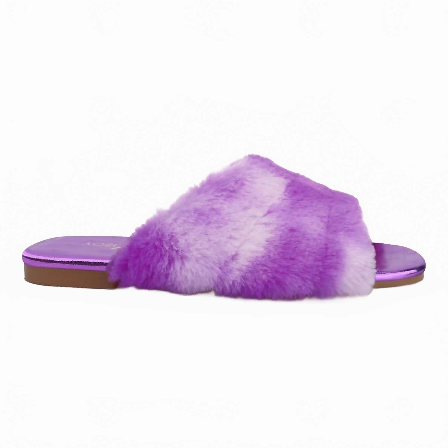 Abrasion Resistant Sole Running Style Kids Miss Nora Slipper In Purple