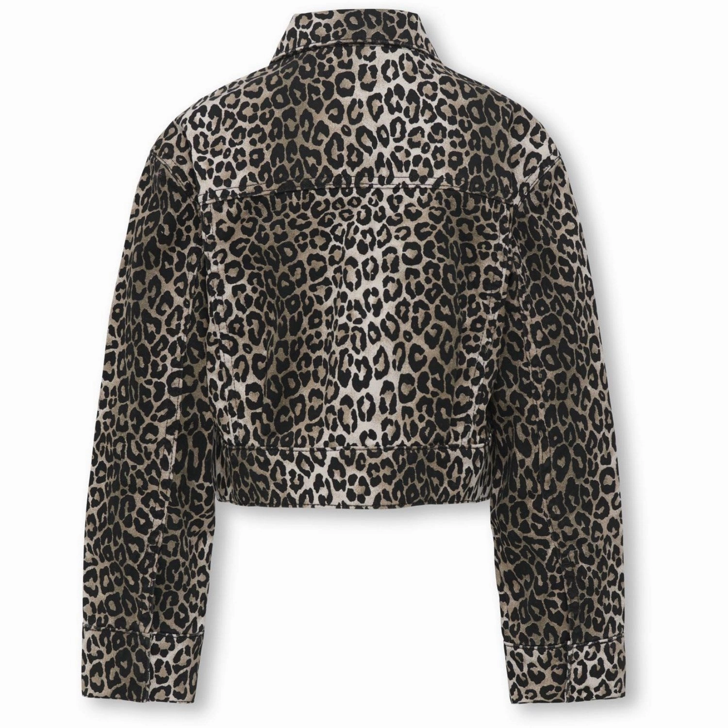 Buttery Soft Handfeel Mild Day Outfit kids ONLY Black Leo Sandra-Lumi Printed Jacket