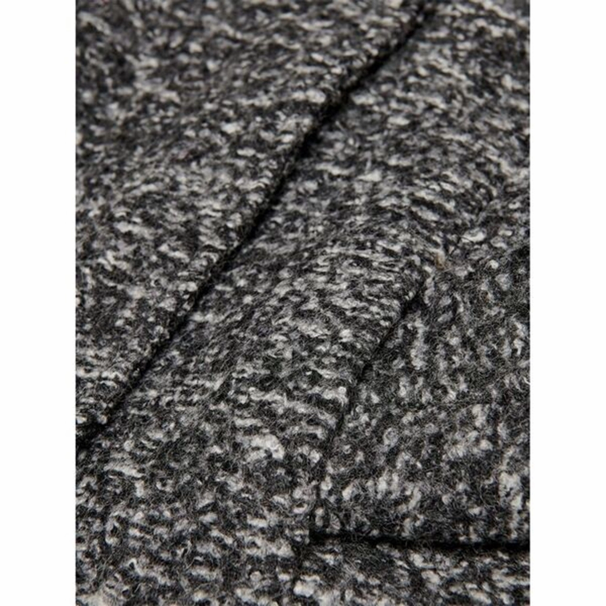 Everyday Layers Kids ONLY Dark Grey Melange Sedonna Boucle Wool Jacket