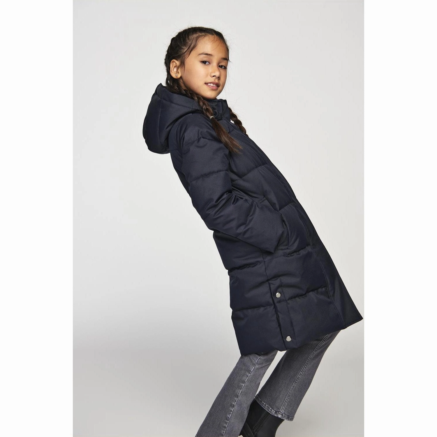 Noise Reduciting Fabric Wind Resistant Lining kids ONLY Night Sky Irene Puffer Coat Noos