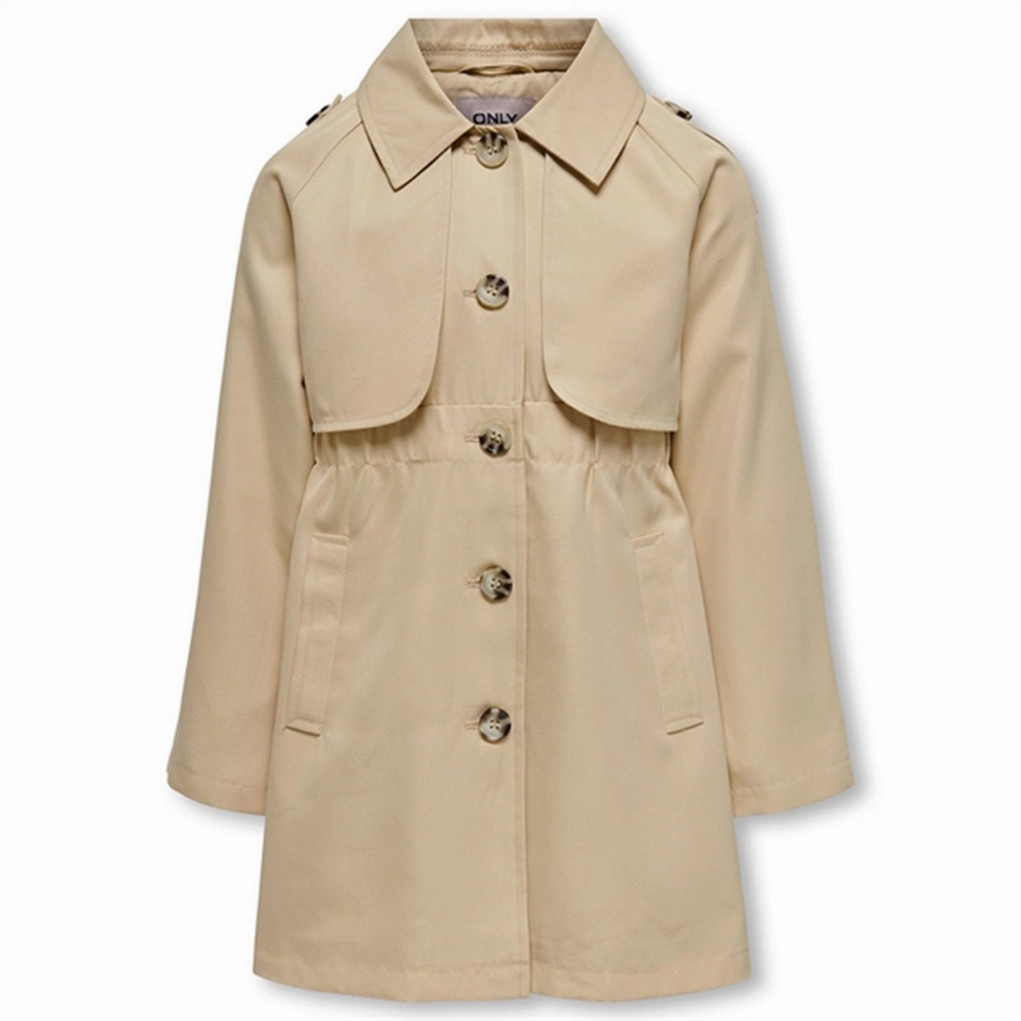 Waterproof Shell Style Staple Kids ONLY Pebble Hyachint Trenchcoat