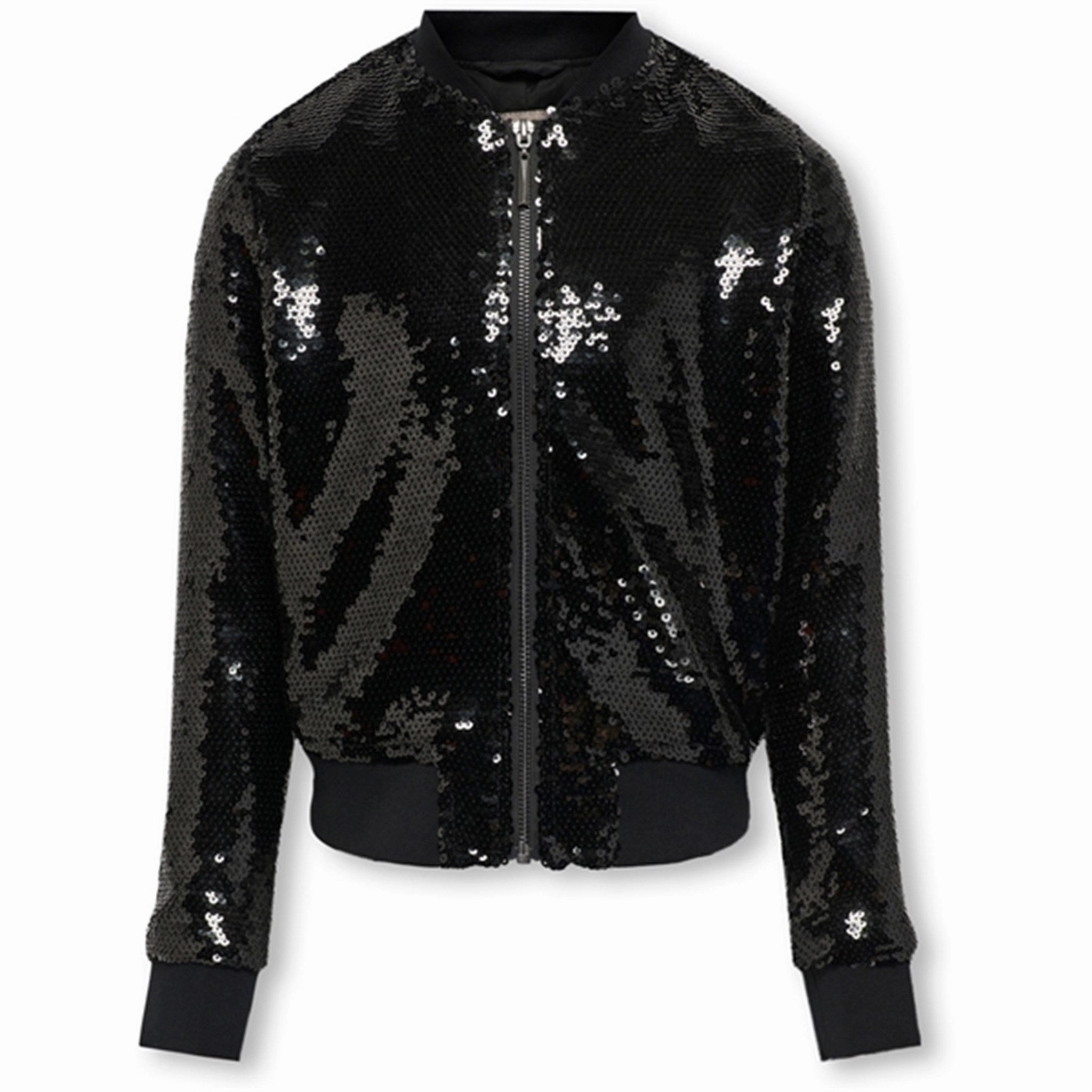 Kids ONLY Phantom Alice Sequins Bomber Elasticized Edging Microfiber Blend