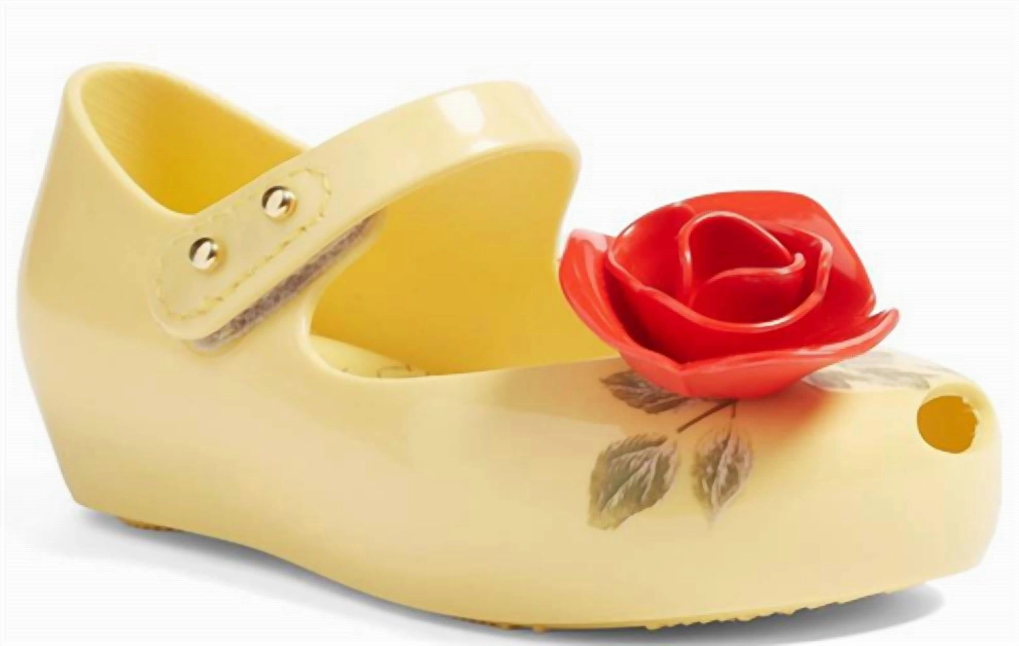 TPU Reinforcement Kids Ultragirl Beauty & The Beast Sandals In Yellow