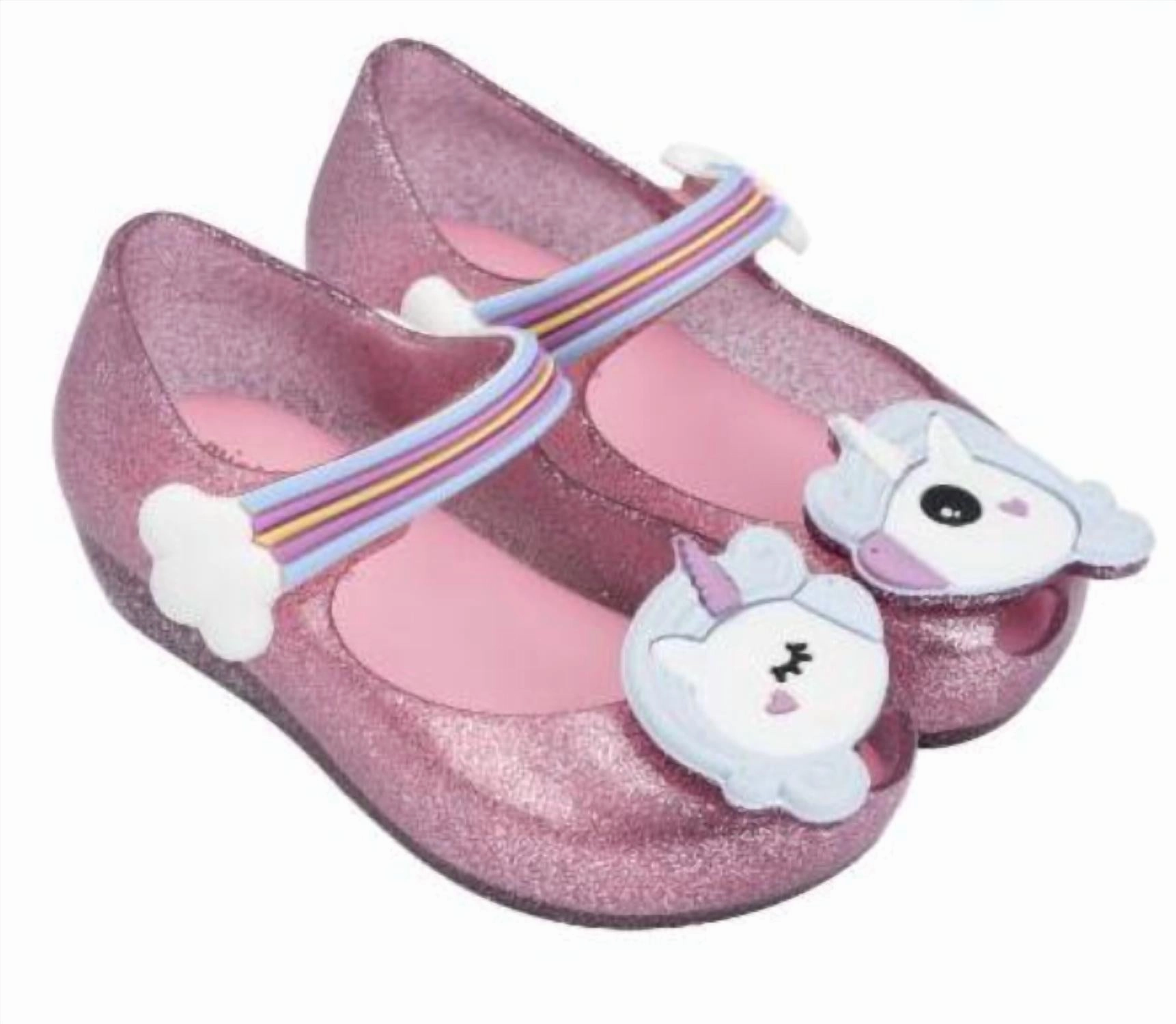 Kids Ultragirl Unicorns Sandals In Pink Anti Friction Lining Lace Up System