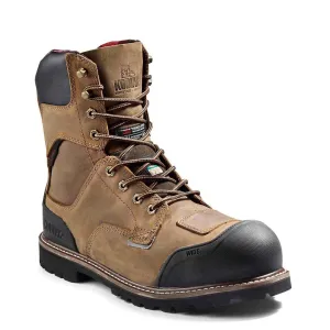 Kodiak Men's 8" Generations Widebody Safety Work Boots – Waterproof Full Grain Leather, Composite Toe, Slip-Resistant, Comfortable | Sizes 8-16