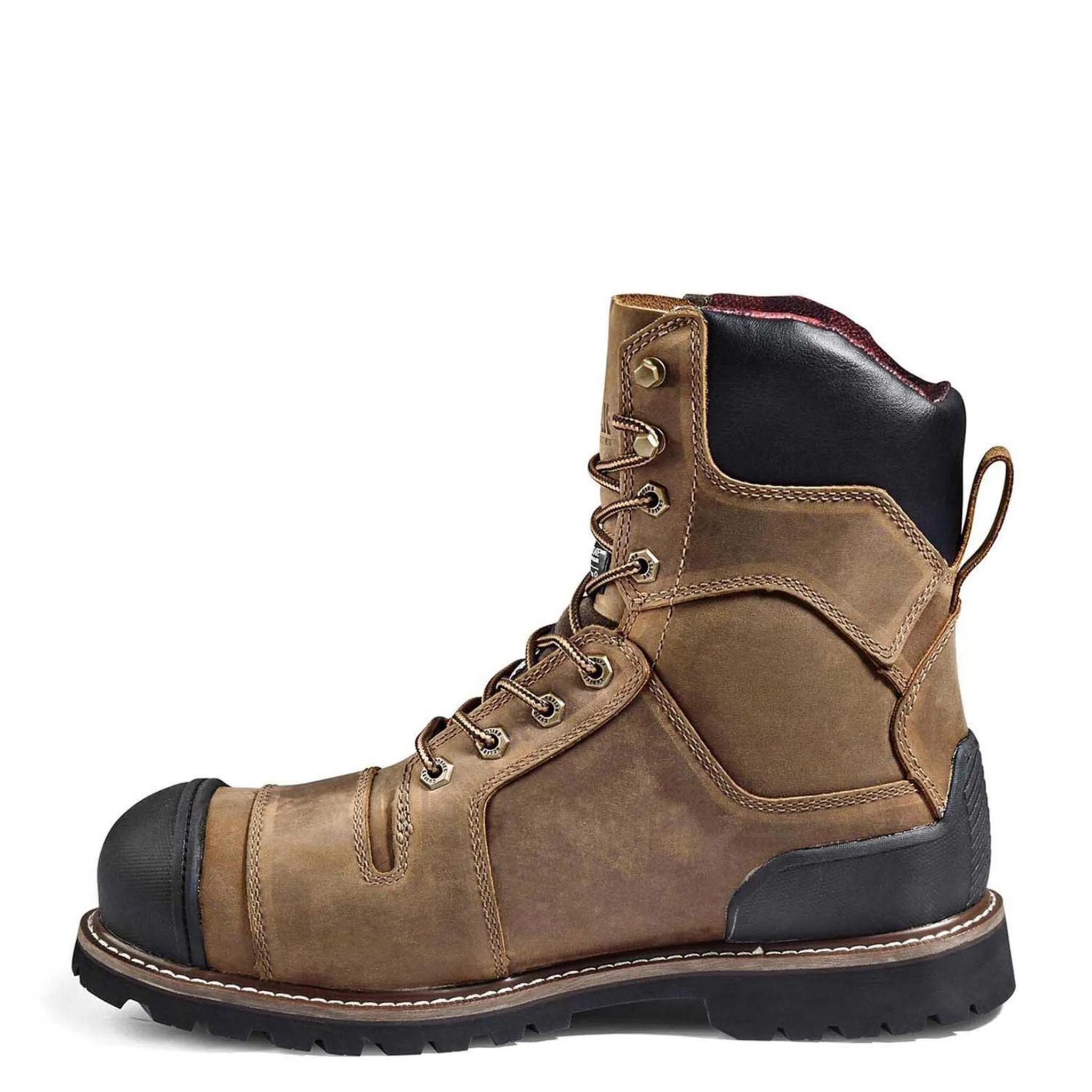 Kodiak Men's 8" Generations Widebody Safety Work Boots – Waterproof Full Grain Leather, Composite Toe, Slip-Resistant, Comfortable | Sizes 8-16