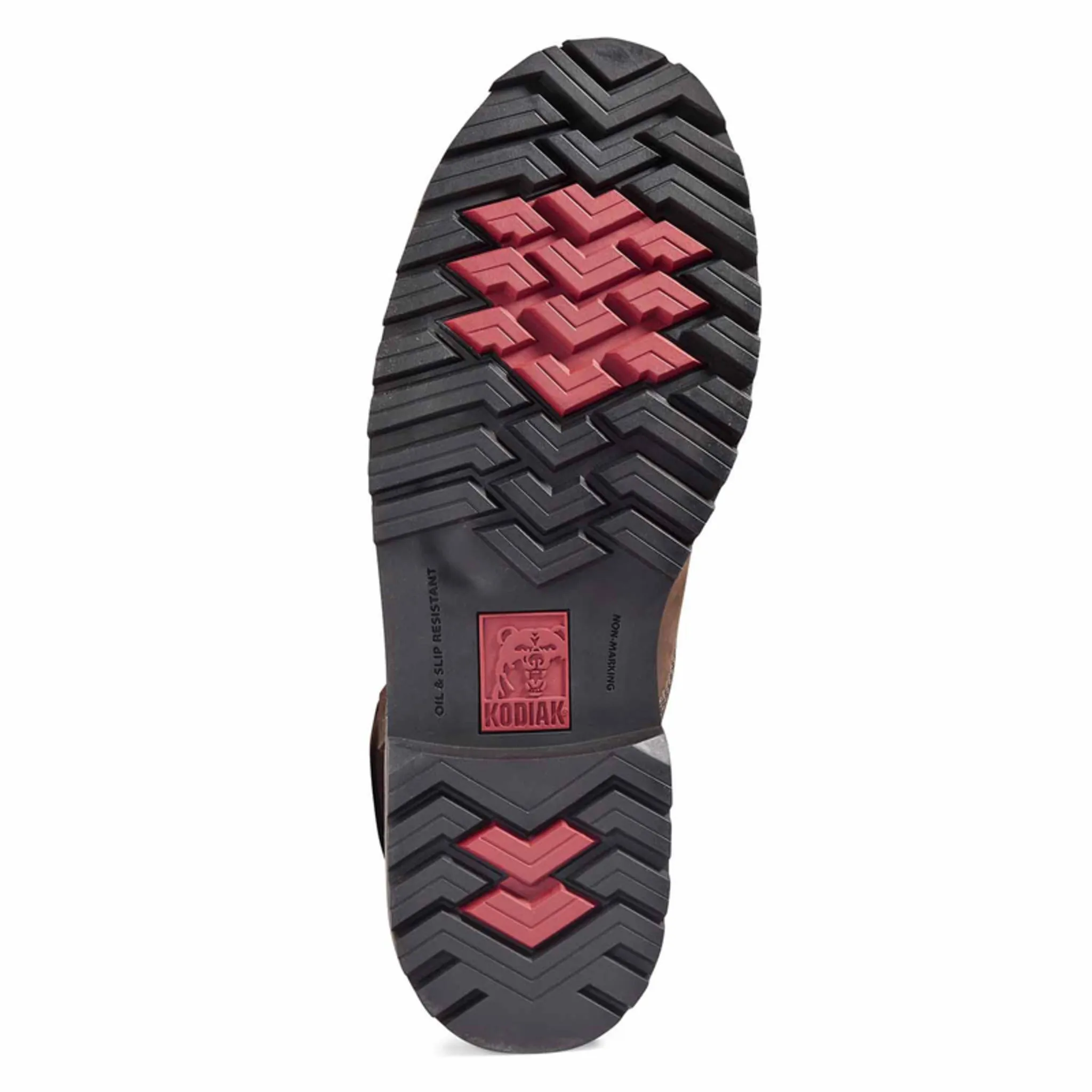 Kodiak Men's McKinney M.U.T.™ 8" Waterproof Safety Work Boots – Full Grain Leather, Composite Toe & Plate, Comfortzone Footbed | Sizes 7-15