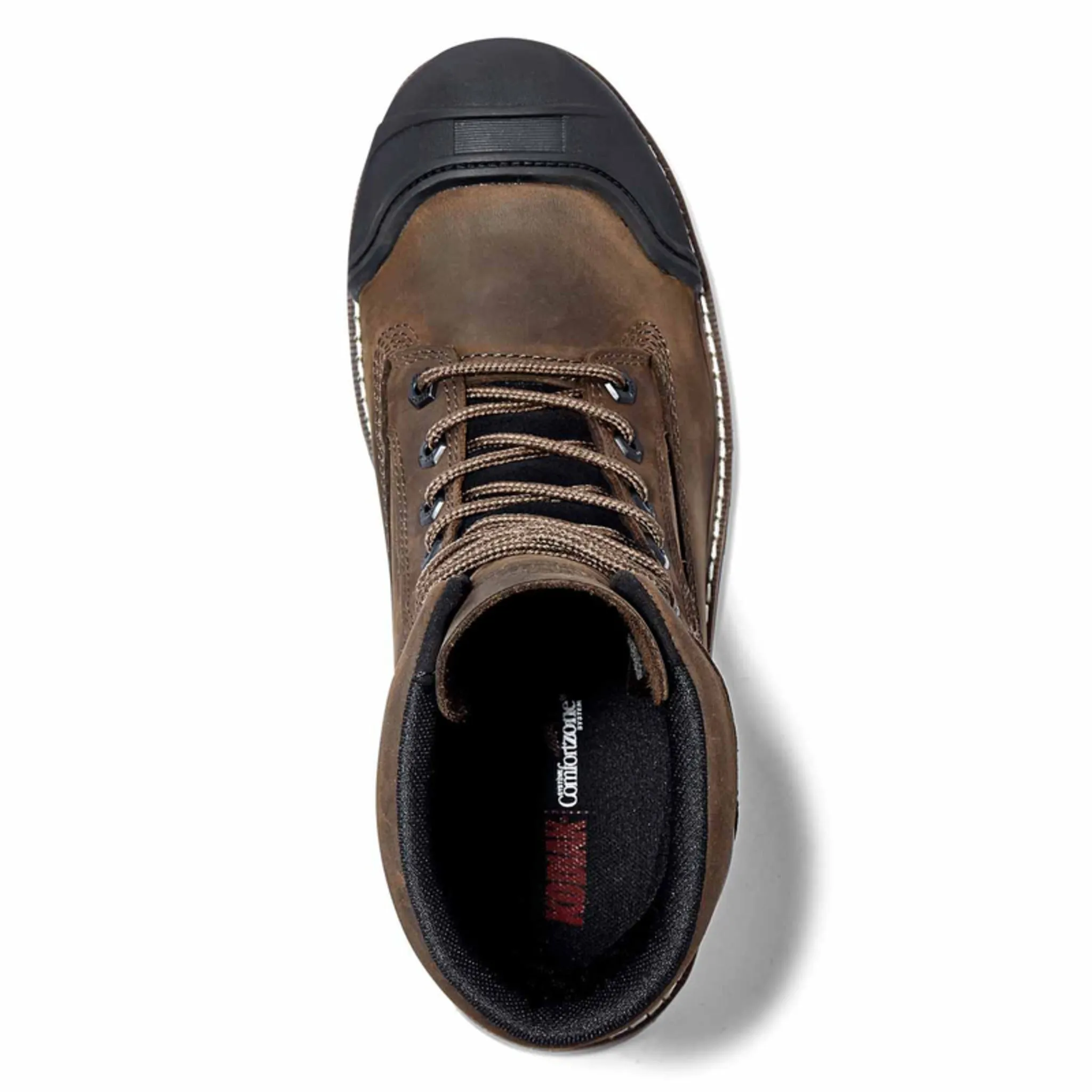 Kodiak Men's McKinney M.U.T.™ 8" Waterproof Safety Work Boots – Full Grain Leather, Composite Toe & Plate, Comfortzone Footbed | Sizes 7-15