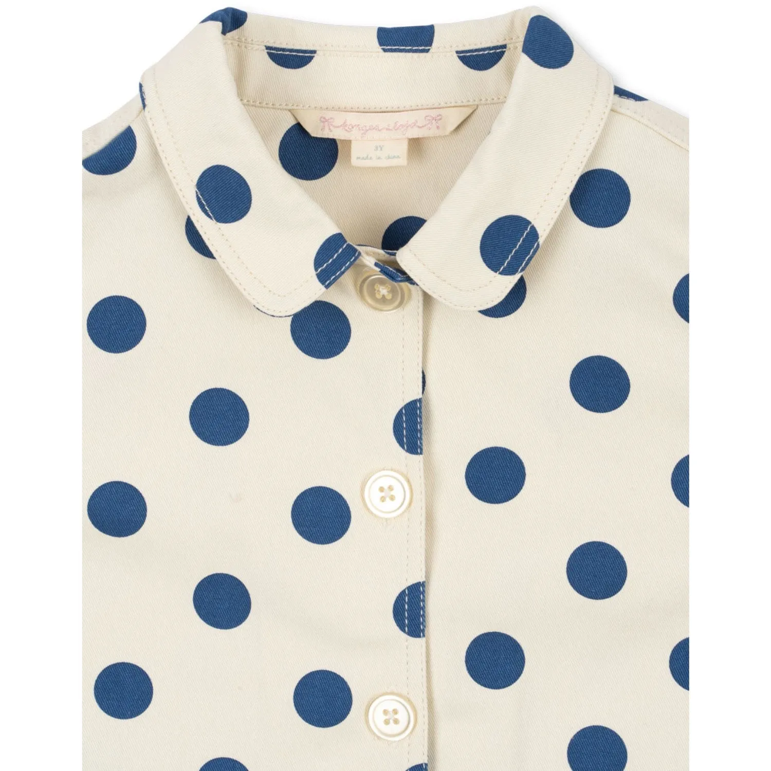 Konges Sl?jd Blue Dot Nola Shirt Jacket Gots Quick Wear Fit