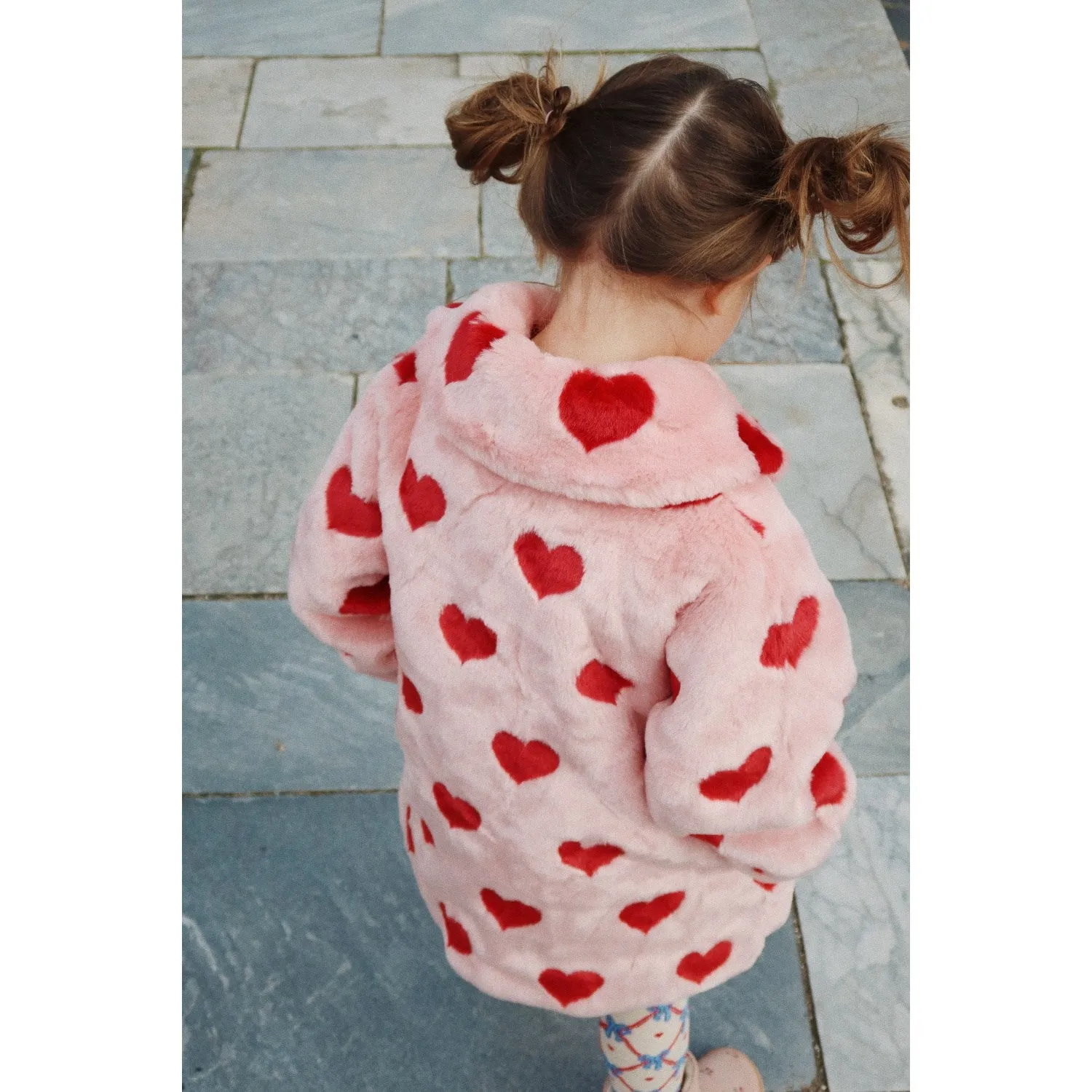Konges Sl?jd Coeur Mellow Fuzzie Coat Touchscreen Compatible Cuffs