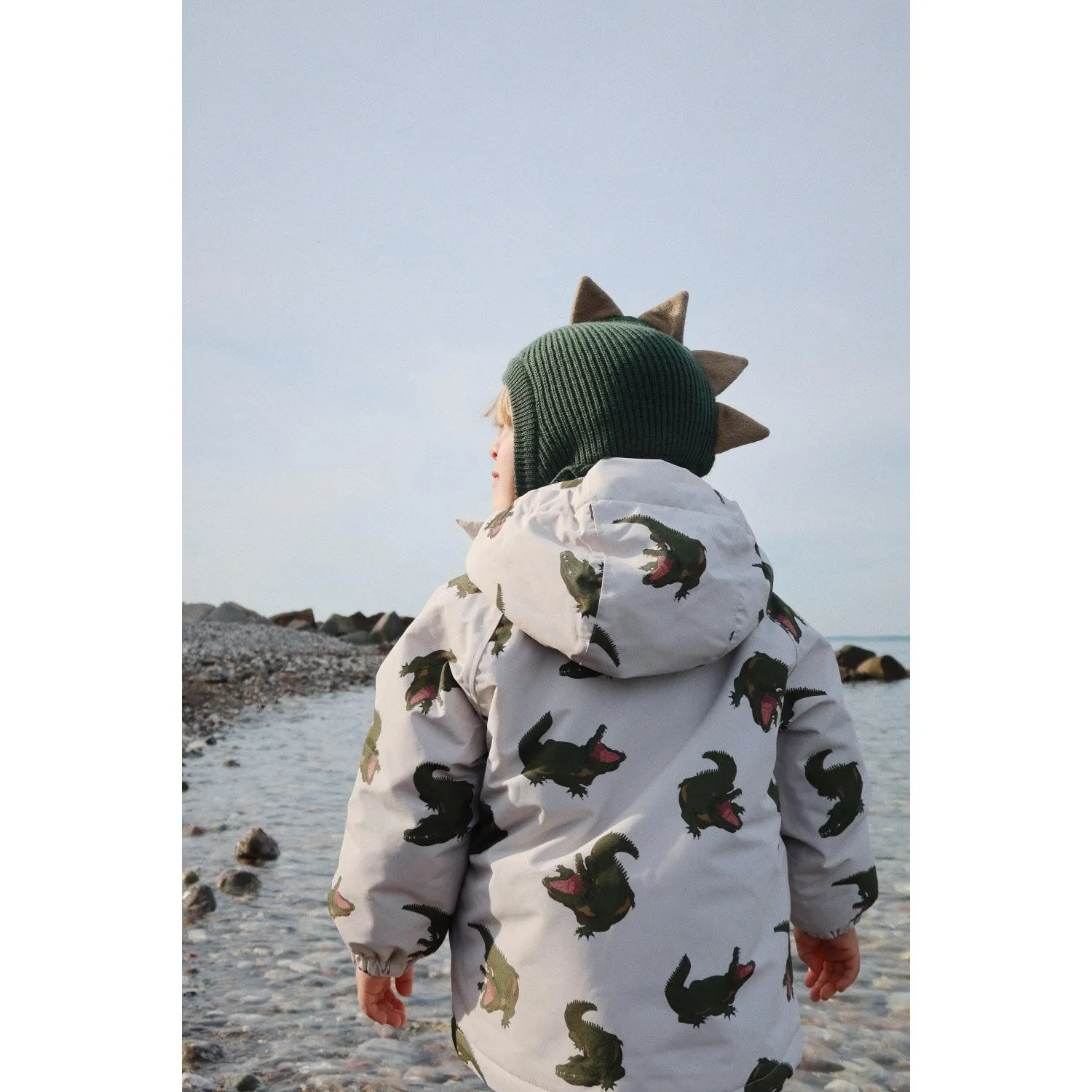 Sustainable Recycled Material NoiseFreeFabric Konges Sl?jd Crocodile Mismou Jacket