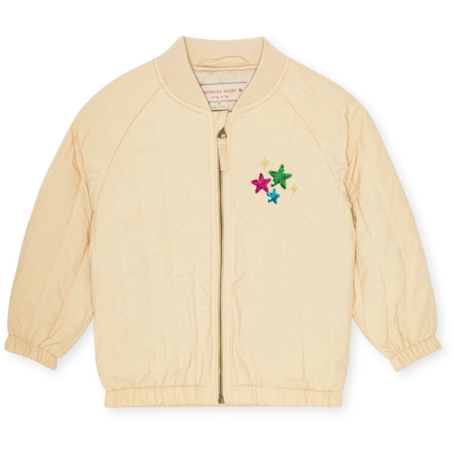 Wind Blocking Fabric Konges Sl?jd Frapp?? Juno Sequin Bomber Jacket